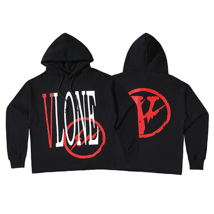 Lone Sweatshirt Wang Yibo with Hiroshi Fujiwara Limited Fashion Brand Big V Valentine's Day Couple Loose Long Sleeve Hoodie