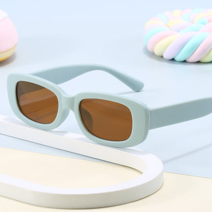 2025 New European and American Fashion Small Square Frame Children's Sunglasses Anti-Uv Retro Texture Children's Sunglasses Wholesale