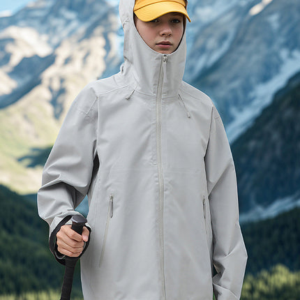 New Bird Home Outdoor Mountaineering Hard Shell Jacket Men's Three-proof Fabric Fashion Trendy Multi-color Optional Couple Jacket