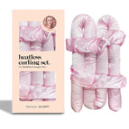 Pink gift box [curling iron + 2 hair ties]
