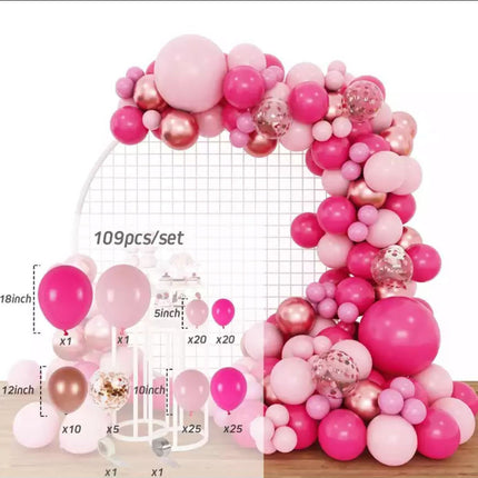 Cross-border Amazon Balloon Chain Arch suit New Birthday Decoration Wedding Room Wedding Balloon Scene Decoration Wholesale