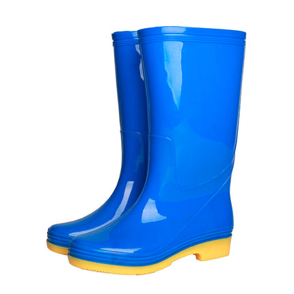 Brand New Material Quick-Drying Lining-Free Water Shoes Women's High Water Boots Long Boots Mesh-Free Non-Slip Rain Boots Women's Rubber Shoes Wholesale