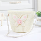 Butterfly flower bag white
