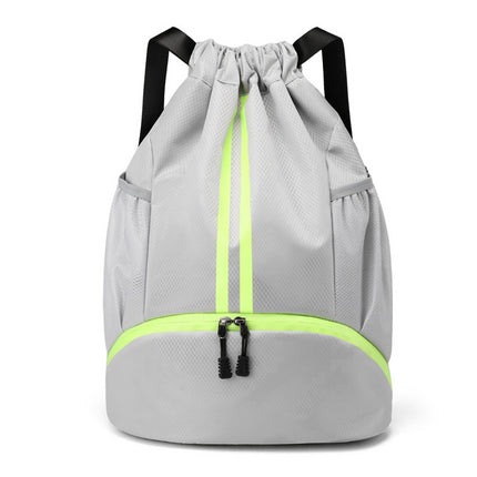 Dry and Wet Separation Basketball and Football Bag, Swimming Bag, Men's and Women's Sports Drawstring Pocket, Fitness Backpack, Backpack