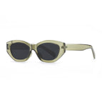 Dark green frame gray film / Ordinary sunglasses version