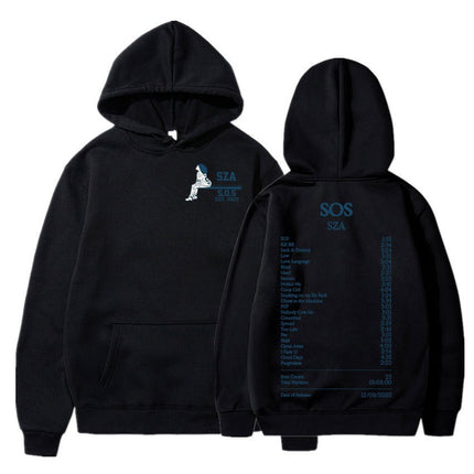 Sza Good Days Pattern Trendy Fashion Hoodie Sos New Music Al
