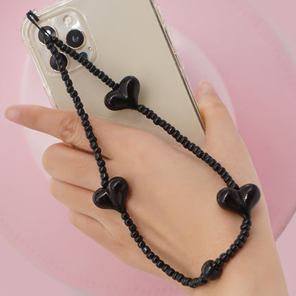 Factory direct supply handmade beaded mobile phone lanyard bluetooth speaker lanyard flashlight fan selfie stick U disk sling