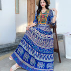Twenty flowers. / XXL (65.00 kg-75.00 kg can wear)