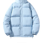 1266 solid color cotton clothing-light blue / S