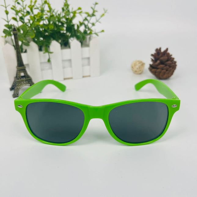 FDA can pass the drop ball test foreign trade promotional gifts sunglasses plastic sunglasses rainbow party rice nail glasses.