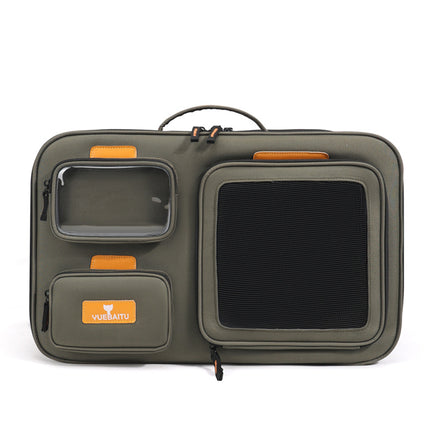 Portable Cat Bag for Outings, Portable Cross-Body Large-Capacity Bag for Cats, Ventilated, Breathable, Anti-Stress Dog Extra Large Pet Bag