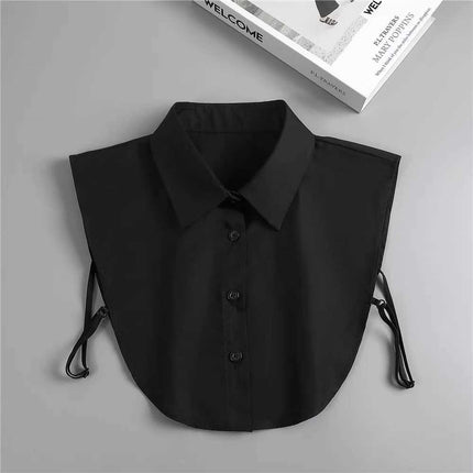 Fake Collar Women's All-match Shirt Collar Decoration Autumn and Winter Pointed Collar Matching Work Clothes Sweater Spring Round Neck Decoration Collar