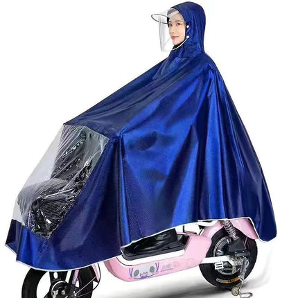 Electric car raincoat special thick long single double motorcycle poncho riding battery car conjoined raincoat wholesale