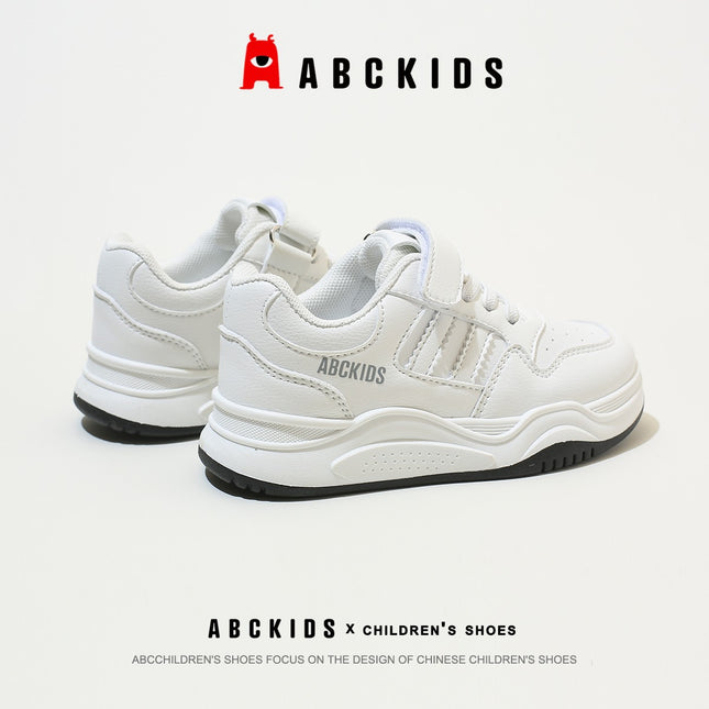 Abckids2023 years old children's sneaker boys and girls baby board shoes spring and autumn small white shoes SY233603036AX