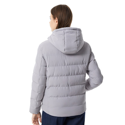 Cross-Border Smart Heating Clothing Cotton Jacket USB Rechargeable Warm Cotton Coat Electric Heating Hooded Constant Temperature Casual Wear for Men and Women
