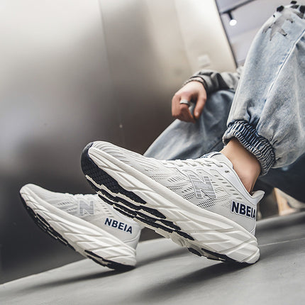 Sneakers Men's Shoes Wholesale Mesh Summer Breathable Lightweight Soft Soled Shoes Spring Autumn New Balance Cool Running Shoes Women's Shoes