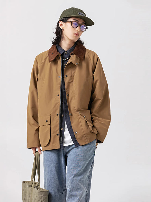 Outdoor fan can soar Anxin with retro hunting suit loose jacket windbreaker frock coat re-engraved 8101