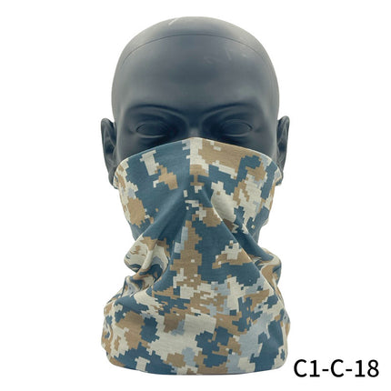 Outdoor Seamless Versatile Magic Headscarf for Men and Women, Cycling Mask, Neck Gaiter, Windproof Neck Scarf, Summer Sun Protection, Quick-Drying