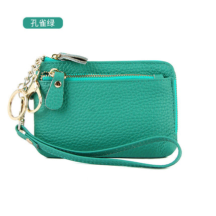2022 New First Layer Cowhide Hand Small Wallet Simple Multifunctional Genuine Leather Hand with Coin Purse for Women Wholesale