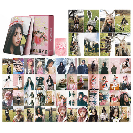 Korean Star 55 Boxed Small Cards Stray (g) I-Dle Ive Ateez Collection Lomo Cards Cross-Border