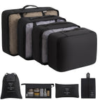 Eight-piece set/triangular bag [black] / 290t twill tarpaulin