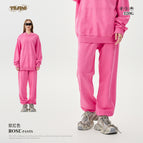 Sweatpants-rose red / S