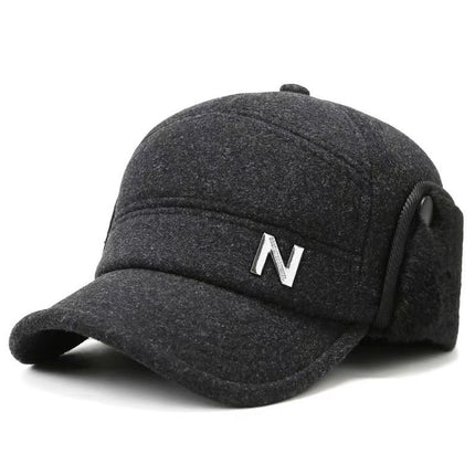 Autumn and winter Lei Feng hat men's warm hat for the elderly thickened fleece-lined winter foreign trade cross-border winter knitted hat wholesale