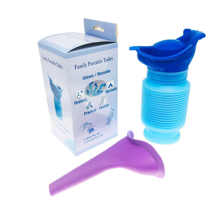 Amazon cross-border Women's telescopic urinal outdoor standing car emergency squat-free travel urinal car urinal