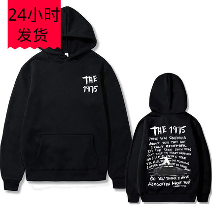 The 1975 about You Graphic Print Hoodies Being Funny in a Fo