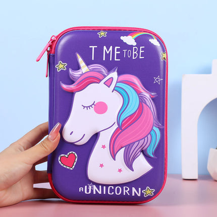 Eva Pencil Box 3D Stereo Large-Capacity Kidsren's Pencil Bag Multi-Functional Student Stationery Popular Pencil Box Waterproof