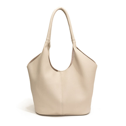 Hand-Held Vegetable Basket Bag Women's 2025 New Korean Niche Tote Bag Large Capacity Commuter Bag Single Shoulder Armpit Bag