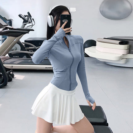 Yoga Clothing Sports Suit for Women 2026 New Style Long-Sleeved Jacket Top High-End Outdoor Casual Running Training Clothing