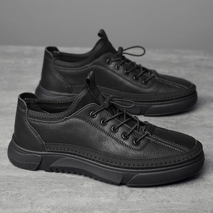 2026 Spring/Summer New Casual Leather Shoes Men's Genuine Leather Sneakers Trendy Fashion Sports Men's Shoes Wholesale
