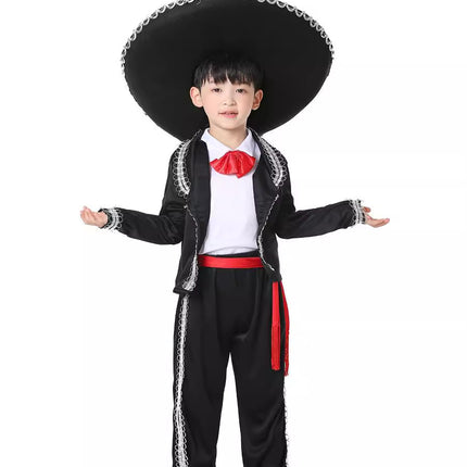 Children's Day Parent-Child Style Mexican cosplay Ethnic Style Dance Festival Party Stage Makeup Performance Clothes