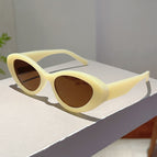 Jelly yellow frame tea slices / Metal hinge