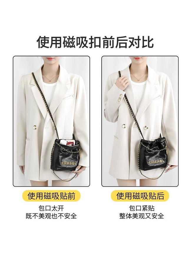 Factory direct suitable for Chanel 22bagmini sealing magnetic buckle garbage bag inner bag anti-wear sheet