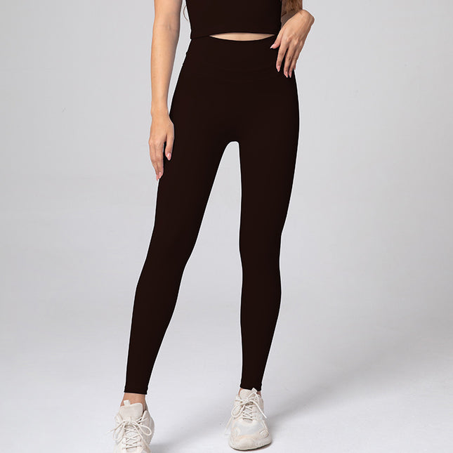 Lulu Peach Butt Leggings for Women, High-Waisted, Butt-Lifting, Fitness Nine-Point Pants, Slimming, No Awkward Lines, Yoga Pants, Hip-Enhancing