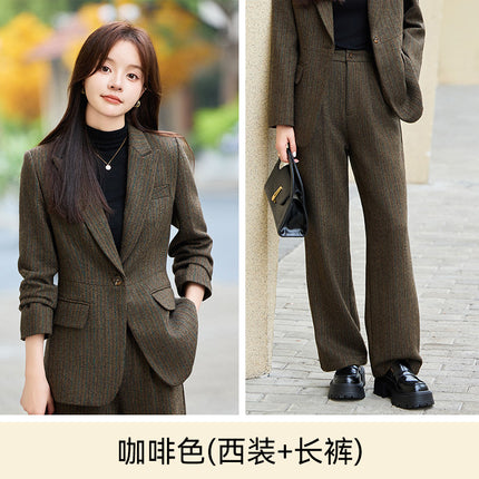 Cross-border variety of gold velvet suit suit women's professional coat top work clothes autumn and winter casual short small suit