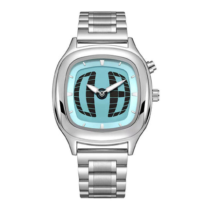 Millennial Retro Fashion Concept Digital Display Sports Men's Watch with Analog Numbers, Niche Ins Trendy Brand Quartz Watch