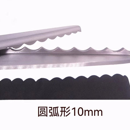 Handmade DIY Triangle Sawtooth Hair Cutter Tailor Scissors Handmade Lace Cutter Wave Cut Lace Household Scissors