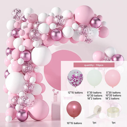Cross-border Amazon Balloon Chain Arch suit New Birthday Decoration Wedding Room Wedding Balloon Scene Decoration Wholesale