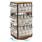 (rotatable) jewelry display stand - wood color