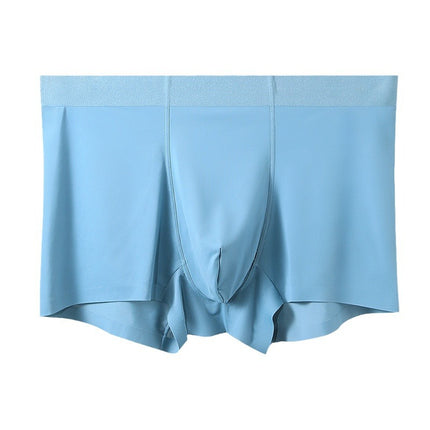 Men's Underwear, Men's Ice Silk Seamless Boxer Briefs, Breathable Summer Thin Sports Boxer Shorts, Sports Style