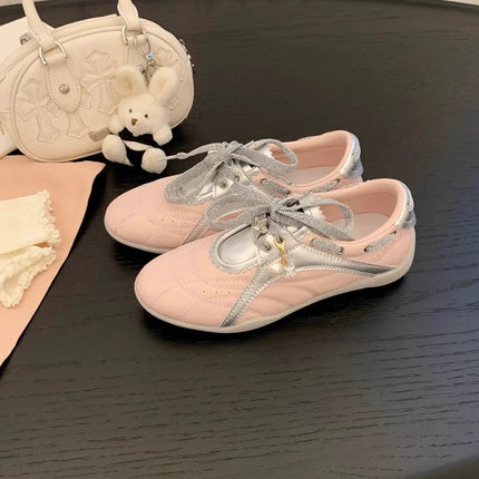 2025 Summer Shoes, Sports Versatile Casual Training Shoes, Lightweight, Breathable, Soft-Soled, Fashionable Lace-Up Color-Blocked Forrest Gump Shoes