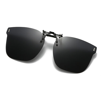 2024 New Style Sunglasses Clip-On Metal Rice Nail Polarized Clip-On Glasses Flip-Up Myopia Glasses Clip-On Sunglasses Wholesale