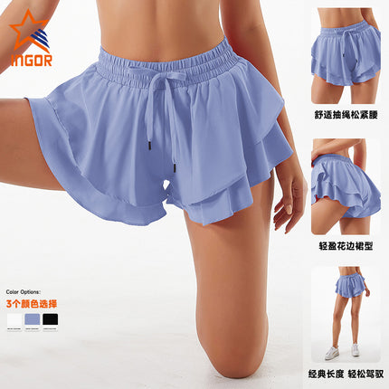 Summer New Anti-walking Running Sports Yoga Tennis Skirt Casual High Waist Slim-fit Sports Skirt