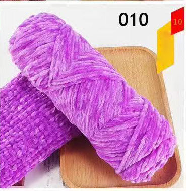 100g Chenille Velvet Thick Yarn Ball for Hats, Scarves, Sweaters, Crochet Shoes, DIY Knitting Materials, Hand Knitting