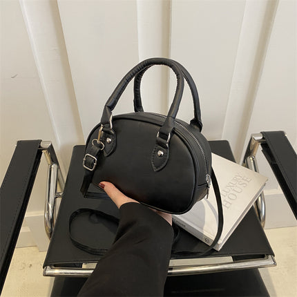 South Korea's 2025 New Niche Satchel Small Square Bag for Women, Exquisite and Versatile Diagonal Bowling Bag Boston Pillow Bag
