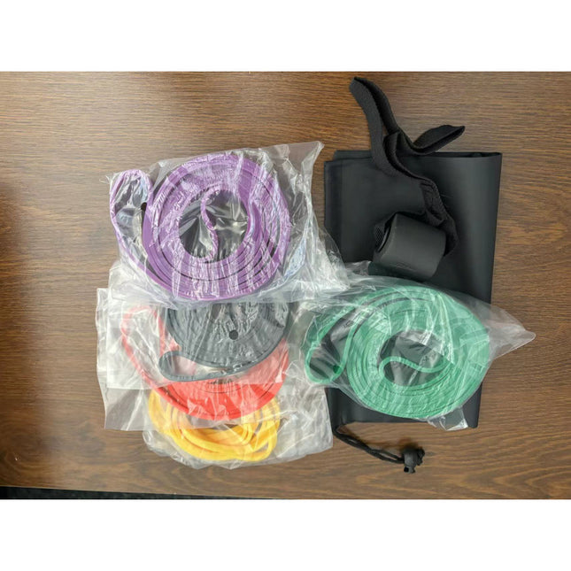 Customized Tpe Silicone Yoga Resistance Band Tension Band Elastic Rope Sports Fitness Yoga Training Red Equipment Elastic Band