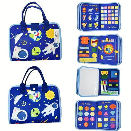 Felt Learning Board Children's Educational Early Education Board DIY Teaching Aids Infant Toys Busy Board Busy Board DIY